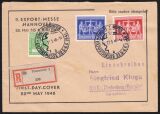 1948  Fernbrief Einschreiben - FDC - MiF