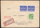 1948  Fernbrief Einschreiben - MiF