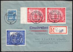 1948  Fernbrief Einschreiben - MiF