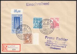 Ersttagsbrief per Einschreiben