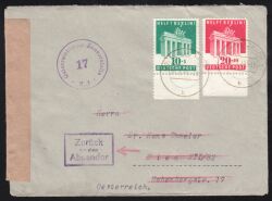 Auslandsbrief Zensurpost - MiF