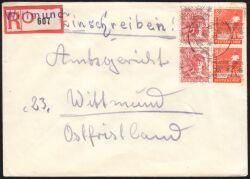 Ortsbrief Einschreiben - MiF