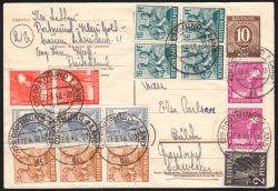 1948  Auslandspostkarte - MiF / ZF 2b