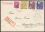 1948  Fernbrief Einschreiben - MiF /ZF 2b