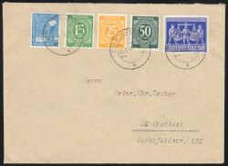 1948  Ortsbrief - MiF / ZF 2c