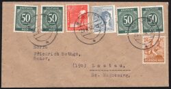 1948  Fernbrief - MiF / ZF 2c