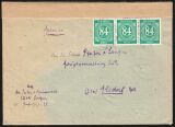 1948  Fernbrief - MeF / ZF 2c