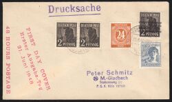 1948  Drucksache - MiF / FDC - ZF 3