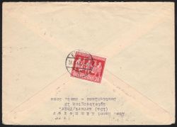 1948  Auslandsbrief - MiF / ZF 8