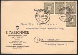 1948  Fernpostkarte - MeF / ZF 2b