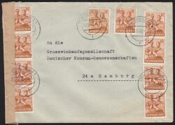 1948  Fernbrief - MeF / ZF 8 - Zensurpost