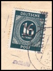 1948  Fernbrief Einschreiben - MiF / Bezirk 16 - ZF 3a