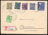 1948  Fernbrief Einschreiben - MiF / Bezirk 16 - ZF 3a