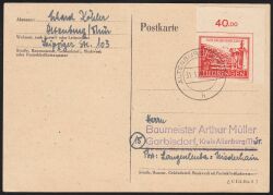 Fernpostkarte - EF