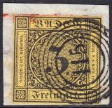 1851  Freimarke: Ziffer im Kreis