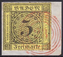 1851  Freimarke: Ziffer im Kreis