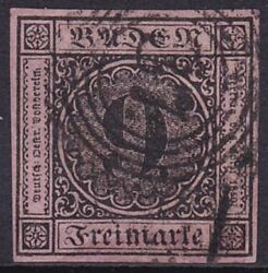 1851  Freimarke: Ziffer im Kreis