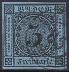 1858  Freimarke: Ziffer im Kreis