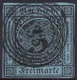 1858  Freimarke: Ziffer im Kreis