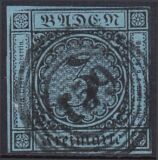 1858  Freimarke: Ziffer im Kreis