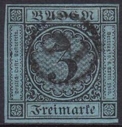 1858  Freimarke: Ziffer im Kreis