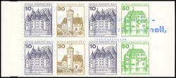 1987  Markenheftchen - Burgen & Schlösser