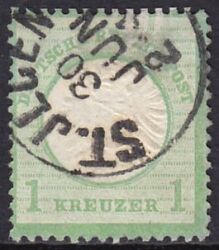 Späte Verwendung nachverwendeter Badenstempel - St. Ilgen