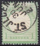 Späte Verwendung nachverwendeter Badenstempel - St....