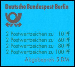 1989  Markenheftchen: Sehenswürdigkeiten