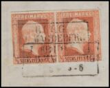 1850  Freimarken: König Friedrich Wilhelm IV. auf Brief