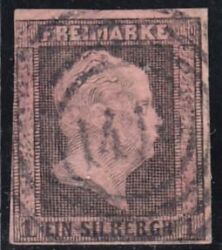 1850  Freimarke: König Friedrich Wilhelm IV.