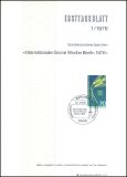 1976  Erstagsblätter Berlin - Jahrgang 1976