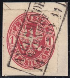 Nr. 0092 - Nachverwendeter Preußenstempel - Angermünde Bahnhof / R3
