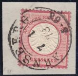 Nr. 0108 - Nachverwendeter Preußenstempel -...