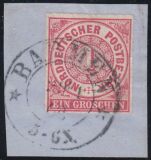 Nr. 0146 - Nachverwendeter Preußenstempel - Barmen...