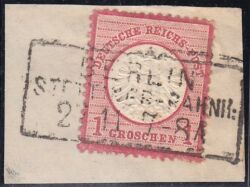 Nr. 0213 - Nachverwendeter Preußenstempel - Berlin Stettiner-Bahnh. / R3