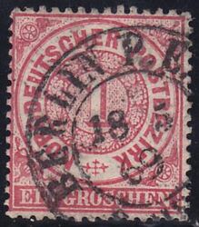 Nr. 0215 - Nachverwendeter Preuenstempel - Berlin P. E. No 1 / R2