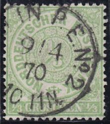Nr. 0217 - Nachverwendeter Preußenstempel - Berlin P. E. No 2 / K1