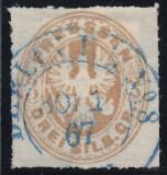 Nr. 0229 b - Nachverwendeter Preußenstempel -...