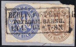 Nr. 0231 - Nachverwendeter Preußenstempel - Berlin Post-Exp. 9 / R3