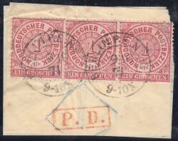 Nr. 0238 - Nachverwendeter Preuenstempel - Berlin P. E. No. 12 / K2