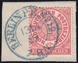 Nr. 0238 b - Nachverwendeter Preußenstempel - Berlin P....