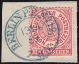 Nr. 0238 b - Nachverwendeter Preuenstempel - Berlin P....