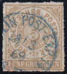 Nr. 0243 b - Nachverwendeter Preuenstempel - Berlin Post-Exp. 14 / K1