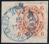 Nr. 0247 b - Nachverwendeter Preußenstempel -...