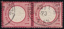 Nr. 0259 - Nachverwendeter Preußenstempel - Berlin P. E. No. 25 / K2