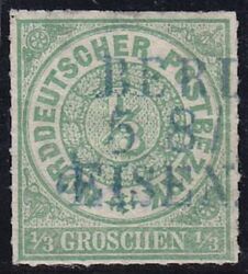 Nr. 0277 b - Nachverwendeter Preuenstempel - Berlin-Eisenach / L3