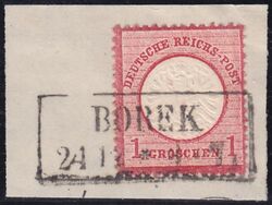 Nr. 0387 - Nachverwendeter Preußenstempel - Borek / R2