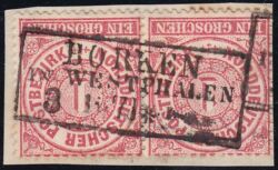 Nr. 0393 - Nachverwendeter Preußenstempel - Borken in Westphalen / R3