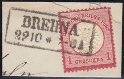 Nr. 0424 - Nachverwendeter Preußenstempel - Brehna / R2